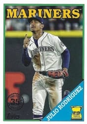2023 Topps 1988 Topps Baseball (Series 2) Julio Rodríguez #2T88-32 card