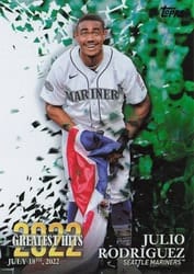 2023 Topps 2022's Greatest Hits Julio Rodriguez #22GH-22 card