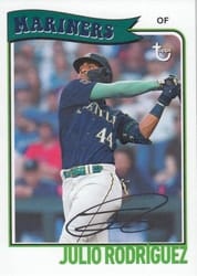 2023 Topps Brooklyn Collection Base Set Julio Rodríguez #44 card
