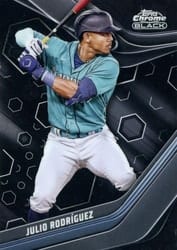 2023 Topps Chrome Black Base Set Julio Rodríguez #59 card
