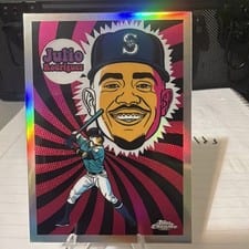 2023 Topps Chrome Ultraviolet All-Stars Julio Rodríguez #UV-7 card