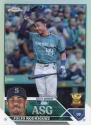 2023 Topps Chrome Update 2023 All-Star Game Julio Rodríguez #ASGC-1 card