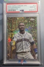 2023 Topps Chrome Update Celebracion Julio Rodríguez #C-2 card