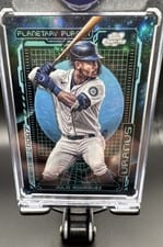 2023 Topps Cosmic Chrome Planetary Pursuit Uranus Julio Rodríguez #PPU-9 card
