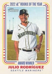 2023 Topps Heritage Award Winners Julio Rodríguez #AW-6 card