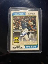 2023 Topps Heritage Real One Autographs Julio Rodriguez #ROA-JRZ card