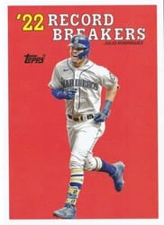 2023 Topps Oversized 1988 Topps Record Breaker Julio Rodríguez #RB-12 card