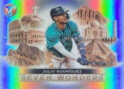 2023 Topps Pristine 7 Wonders Julio Rodríguez #7W-6 card