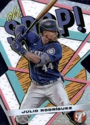 2023 Topps Pristine Oh, Snap! Julio Rodríguez #OS-9 card