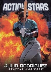 2023 Topps Update Action Stars Julio Rodríguez #AS-20 card