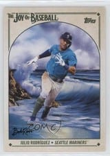 2023 Topps x Bob Ross: The Joy of Baseball Base Set Julio Rodríguez #43 card