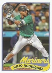 2024 Topps 1989 Topps Baseball 35th Anniversary (Series 2) Julio Rodríguez #89B2-9 card