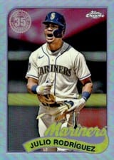 2024 Topps Chrome 1989 Topps Baseball Julio Rodríguez #89CB-6 card