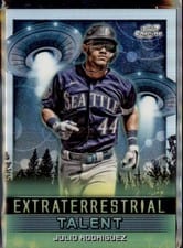 2024 Topps Cosmic Chrome Extraterrestrial Talent Julio Rodríguez #ET-14 card