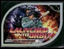 2024 Topps Cosmic Chrome Launched Into Orbit Julio Rodríguez #LIO-12 card