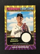 2024 Topps Heritage Clubhouse Collection Relic Julio Rodríguez #CCR-JR card