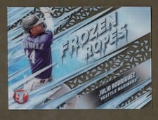 2024 Topps Pristine Frozen Ropes Julio Rodríguez #FR-7 card