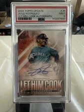 2024 Topps Update Let Him Cook Autographs Julio Rodríguez #LHCA-JR card