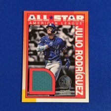 2025 Topps 1990 Topps Baseball All-Star Relics Julio Rodríguez #90ASR-JRO card