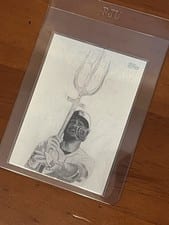 2025 Topps Update Keegan Hall Art Cards Julio Rodríguez #KHAC-13 card