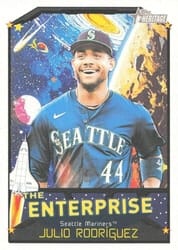 2026 Topps Heritage The Enterprise Julio Rodríguez #TE-JR card