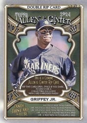2024 Topps Allen & Ginter Double Rip Cards Julio Rodríguez / Ken Griffey Jr. (Seattle Mariners) #DRIP-GR card