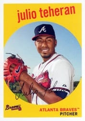 2018 Topps Archives Base Set Julio Teheran #89 card
