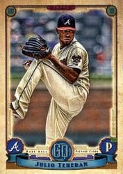 2019 Topps Gypsy Queen Base Set Julio Teheran #8 card
