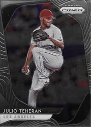 2020 Panini Prizm Base Set Julio Teheran #42 card
