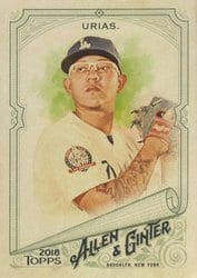 2018 Topps Allen & Ginter Base Set Julio Urias #335 card