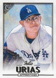 2018 Topps Gallery Base Set Julio Urias #186 card