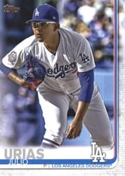 2019 Topps Base Set Julio Urias #519 card
