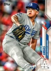 2020 Topps Base Set Julio Urias #628 card