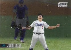 2021 Stadium Club Chrome Base Set Julio Urias #386 card