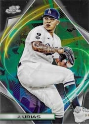 2022 Topps Cosmic Chrome Base Set Julio Urias #153 card