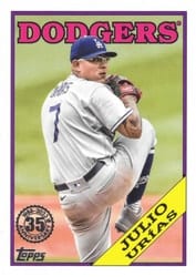 2023 Topps 1988 Topps Baseball (Series 1) Julio Urías #T88-17 card