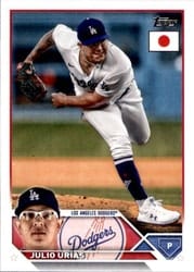 2023 Topps Japan Edition Base Set Julio Urías #85 card