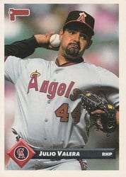 1993 Donruss Base Set Julio Valera #5 card