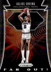 2019-20 Panini Prizm Far Out! Julius Erving #10 card