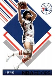 2024-25 Hoops Base Set Julius Erving #300 card