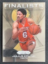 2024-25 Panini Prizm Deca Finalists Julius Erving #15 card