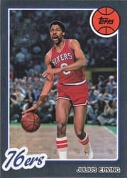 2025-26 Topps 1980-81 Topps Basketball Julius Erving #80BK-2 card