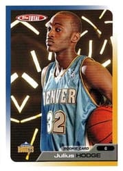 2005-06 Topps Total Base Set Julius Hodge #307 card
