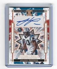 2025 Panini Impeccable Stars of the Hall Autographs Julius Peppers #5 card