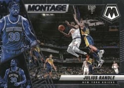 2021-22 Panini Mosaic Montage Julius Randle #3 card