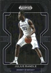 2022 Panini Prizm Draft Picks Base Set Julius Randle #29 card
