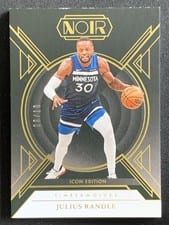 2024-25 Panini Noir Base Set Julius Randle #25 card