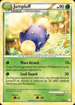 HeartGold & SoulSilver Jumpluff #6 card