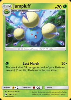 Lost Thunder Jumpluff #14 card
