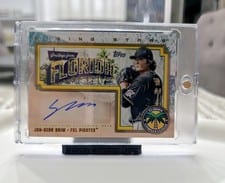 2024 Topps Pro Debut Complex League Rising Stars Autographs Jun-Seok Shim #CLRSA-JS card